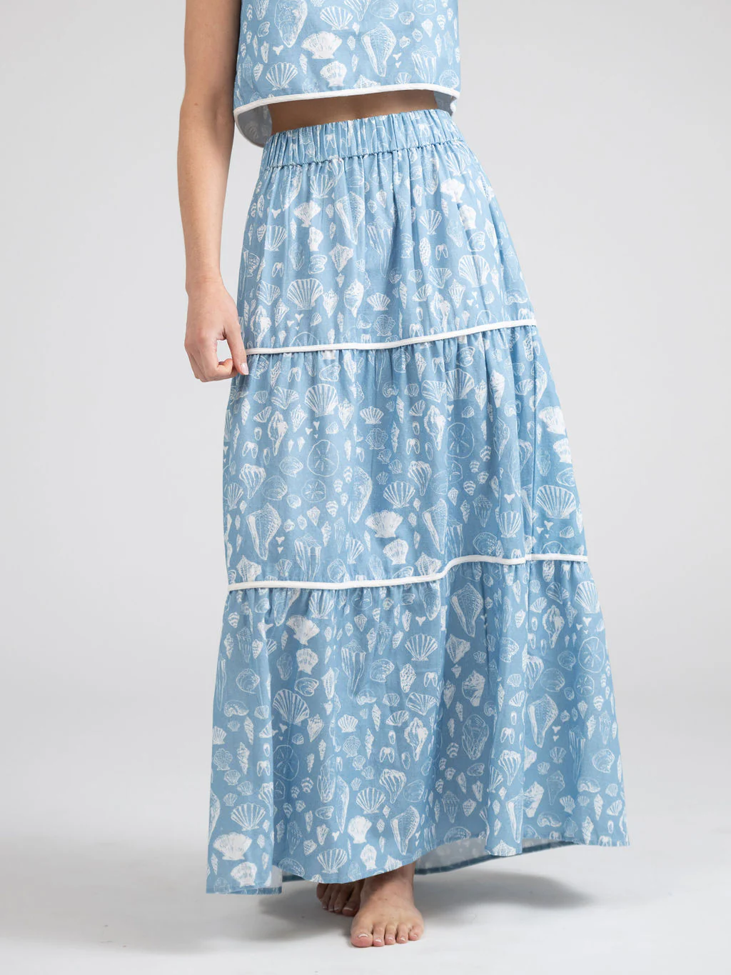 Beach Top & Skirt 2pc Set