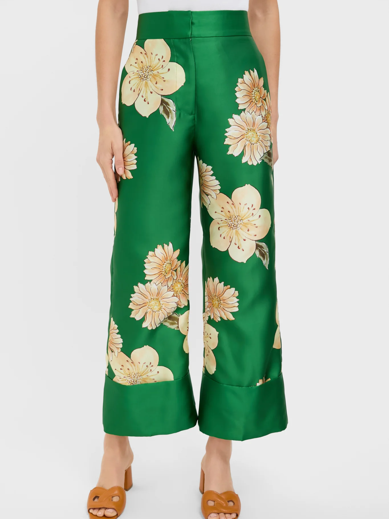 Jacquard Sleeveless Top & Pants 2pc Set
