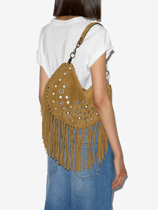 Women's Studded Tassel Bag